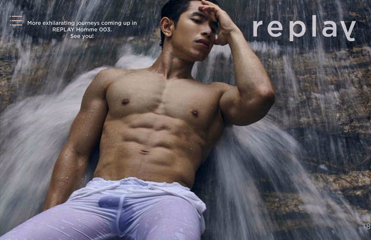 Replay Homme No.02 Thai male model-Phuwamet-Wanke photo