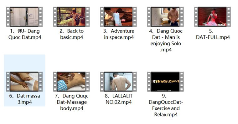 ベトナムのスーパーモデル-DangQuoc Dat Collection-Wanke Video（Welfare：9舞台裏とビデオのコレクション）