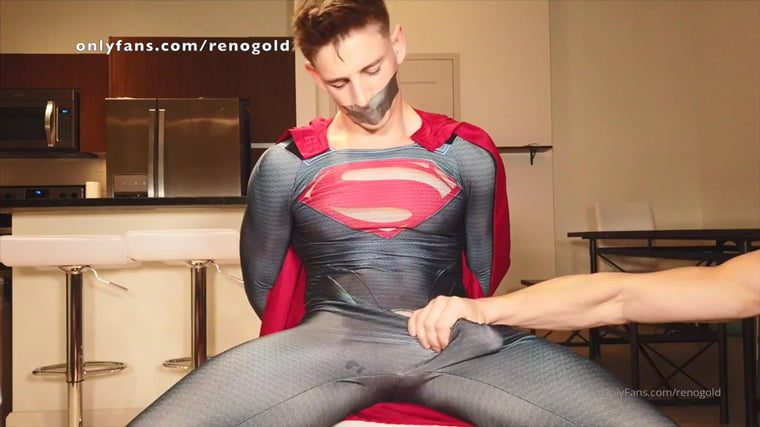 超人角色扮演-强制撸铁——万客视频
