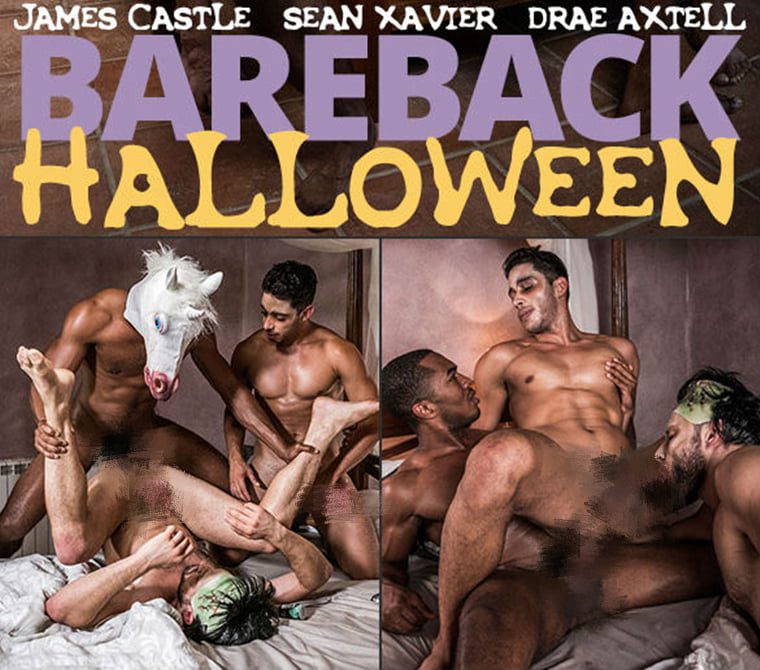 Lucas Entertainment NO.01 Drae Axtell And James Castle get fucked by horse-hung Sean Xavier in