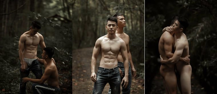 MAN BLUE Magazine Natural With Friend By Dang Quoc Dat —— Photographs of all customers