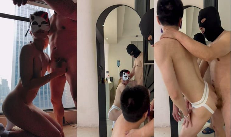 Little zero in thong was blasted by a hunk - Wanke Video