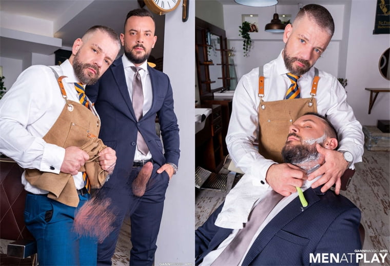 NO.94MenAtPlay The barber who was fucked by a huge penis - Wanke Video